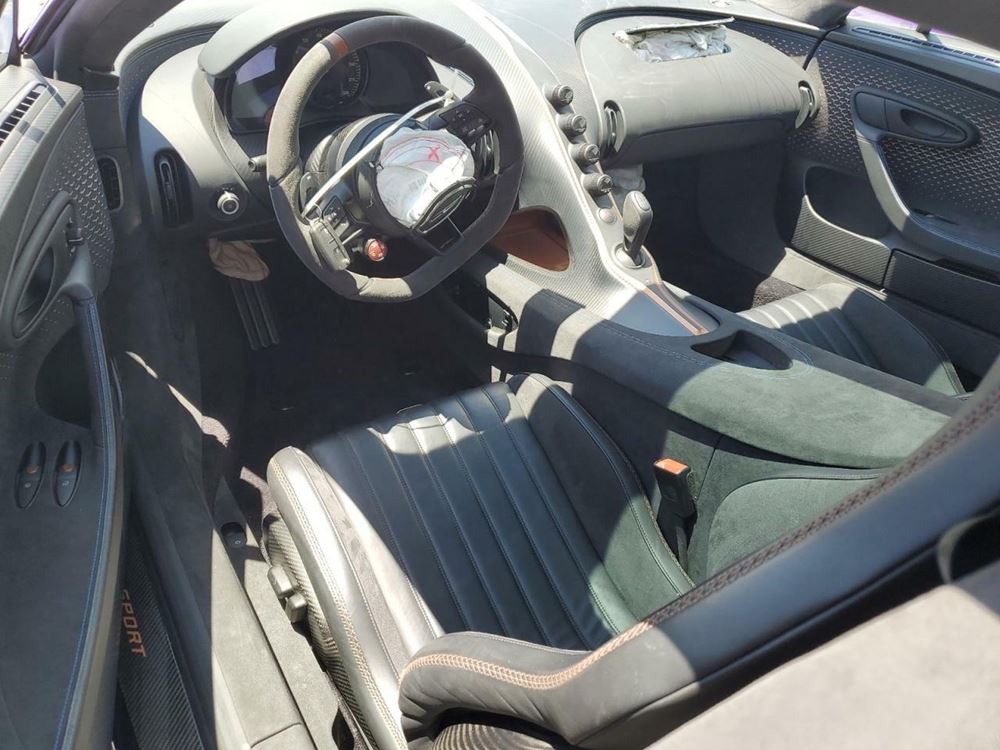 Bugatti Chiron crash