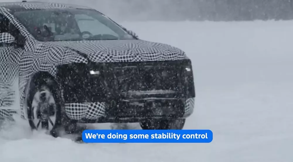 Ford electric pickup teaser