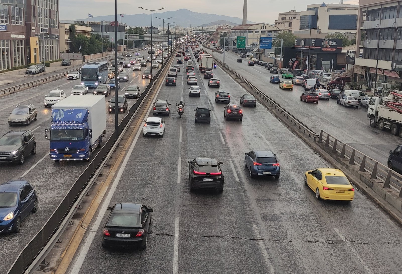 Λεωφόρος Κηφισού αυτοκίνητα κυκλοφοριακό
