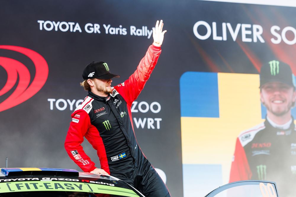 Oliver Solberg Toyota WRC Ράλι Εσθονίας
