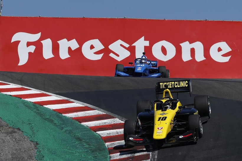 IndyCar NXT Reece Gold Corkscrew Laguna Seca