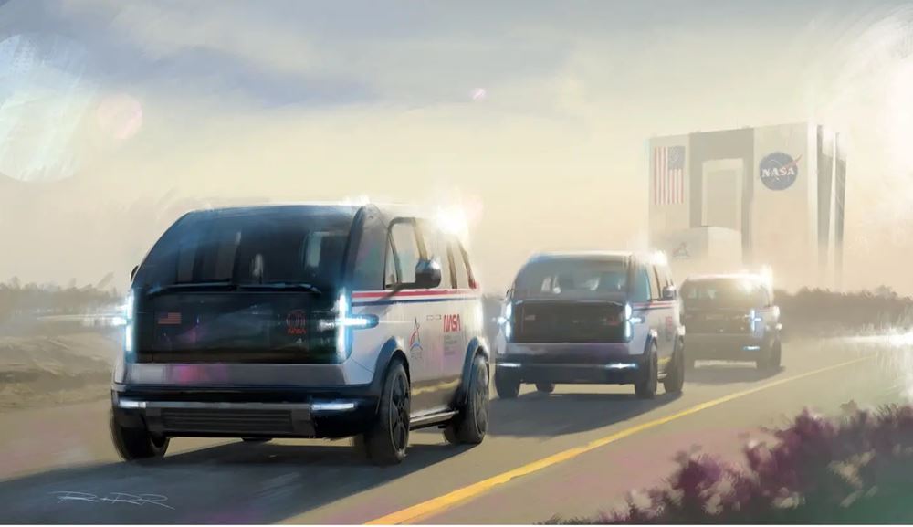 Canoo nasa astrovan