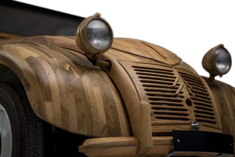 Citroen 2CV wood