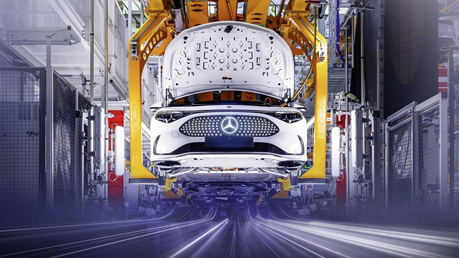 Mercedes CLA γραμμή παραγωγής Rastatt