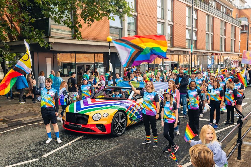 Bentley Continental GTC Manchester Pride