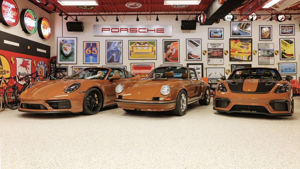 Porsche Sepia Effect