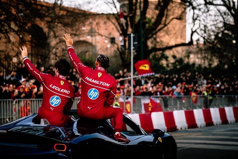 Ferrari Μιλάνο Charles Leclerc Lewis Hamilton