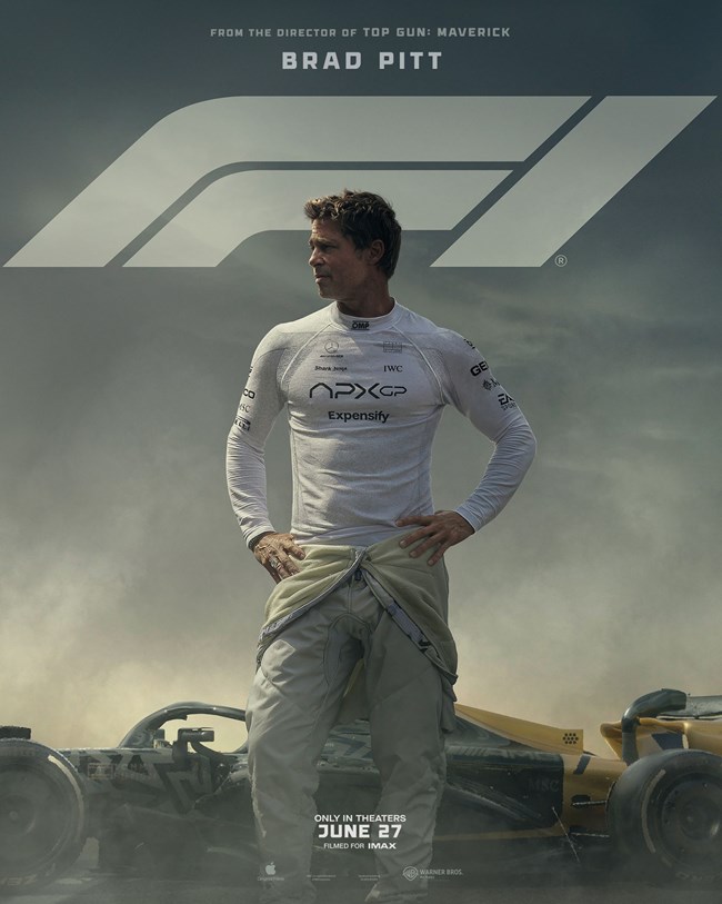 F1 ταινία Brad Pitt Αφίσα