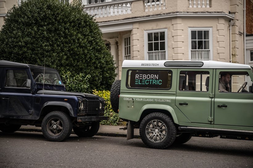 Land Rover Defender ηλεκτρικό Restomod Bedeo