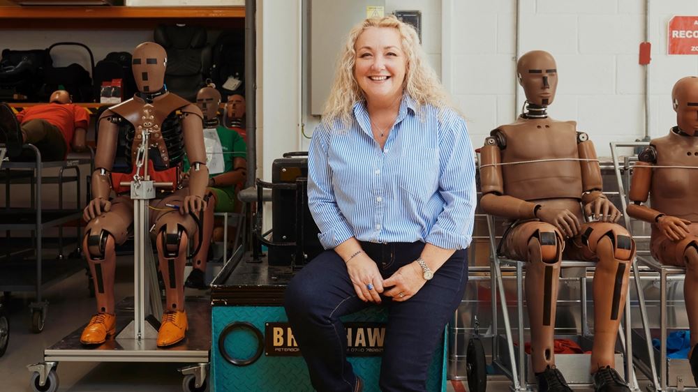 Joanne Smith crash test