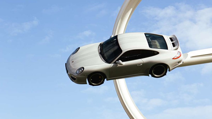 Porsche Κεντρικό Γλυπτό Goodwood 75 χρόνια