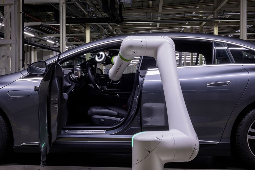 Mercedes Berlin humanoid robot