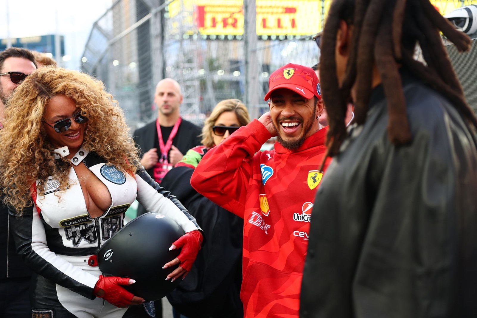 F1 GP ΛΑς Βέγκας Μπιγιονσέ Jay-Z Lewis Hamilton
