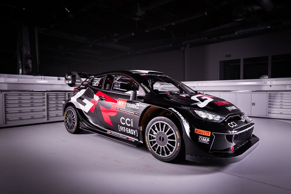 Toyota GR Yaris wrc νέα χρώματα για το 2024