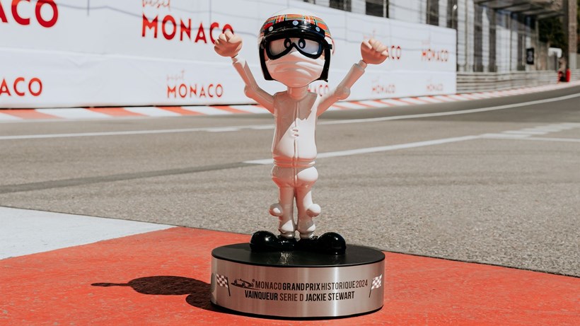 F1 Grand Prix ιστορικών μονοθεσίων Μονακό Antoine le Pilot Comic