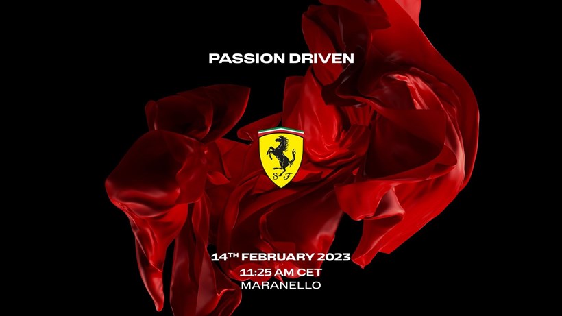 Ferrari SF-23 F1 2023 Car Launch Teaser