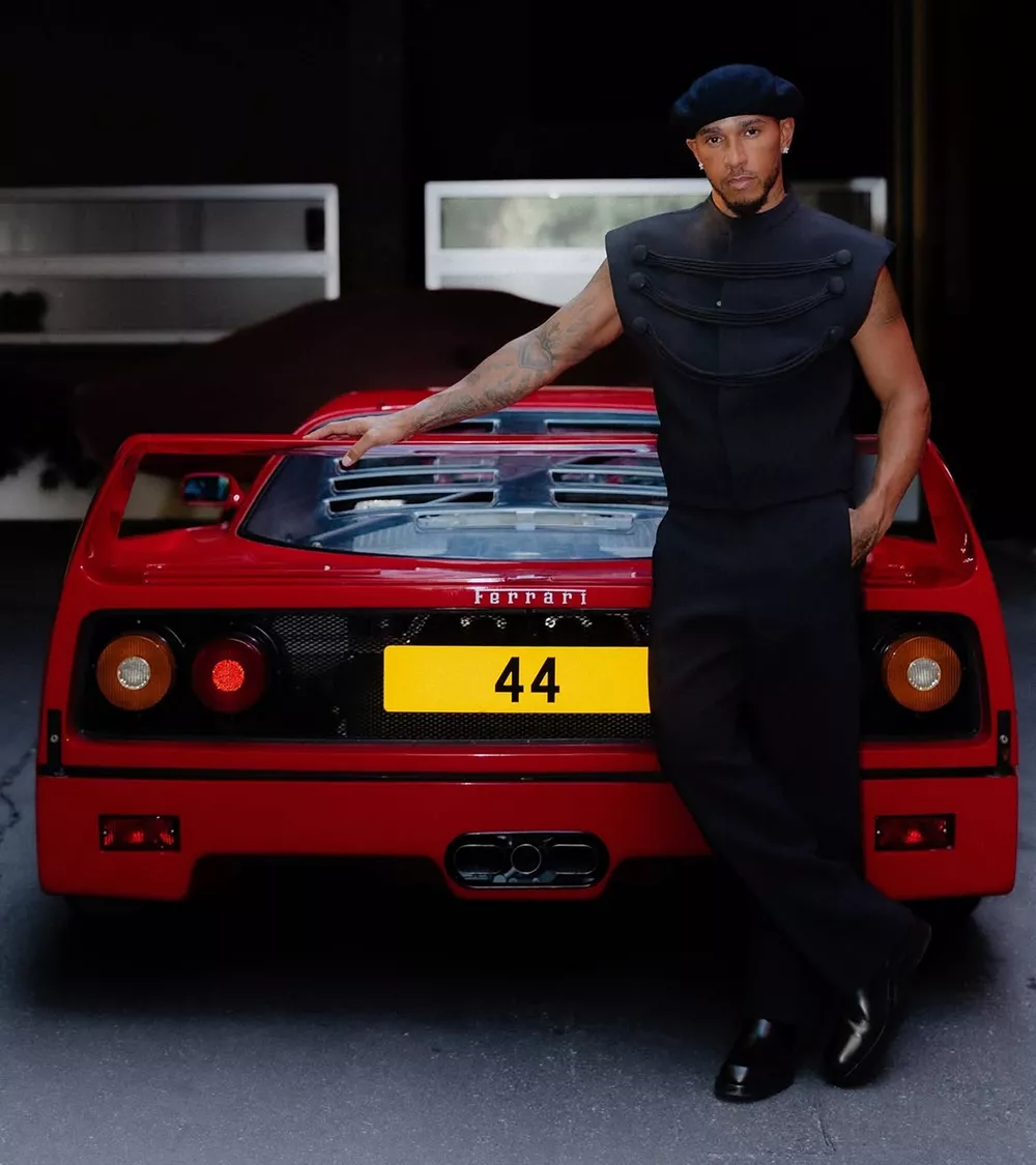 Lewis Hamilton Monza Ferrari F40