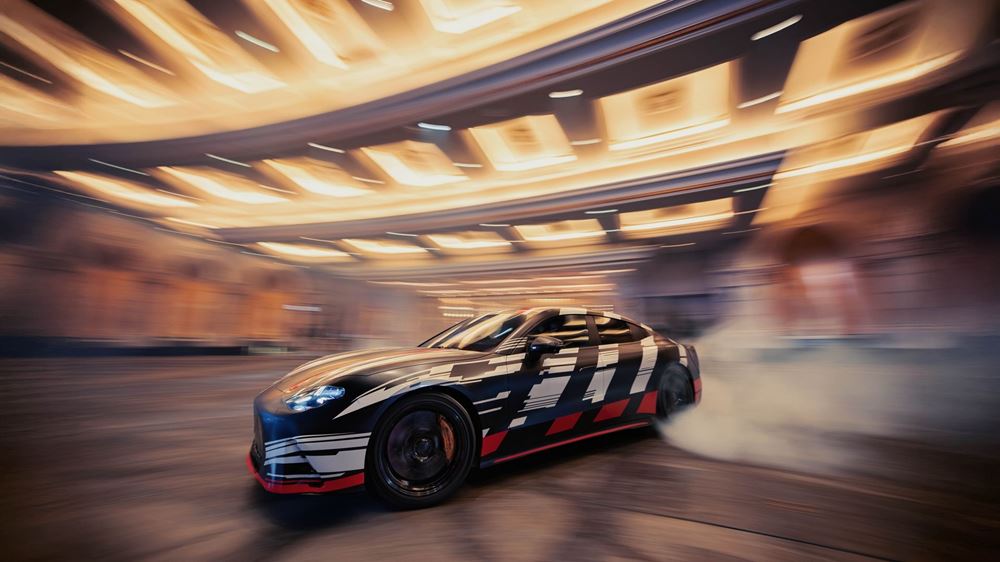 Mercedes-AMG GT 4-door coupe Brad Pitt George Russell