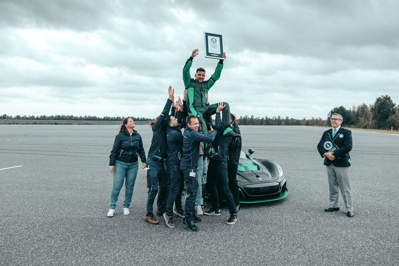 Rimac Nevera Guinness Record Όπισθεν