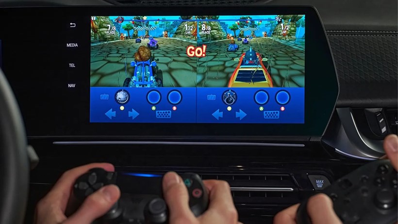 BMW video games στο αυτοκίνητο