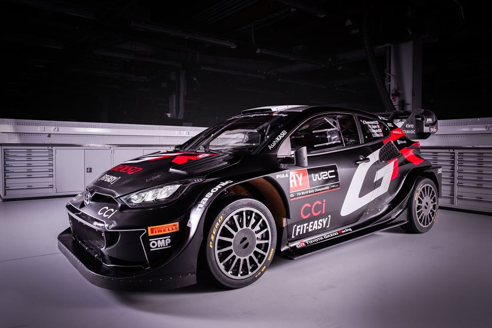 Toyota GR Yaris wrc νέα χρώματα για το 2024