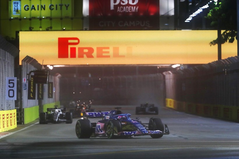 F1 Singapore Grand Prix Alpine