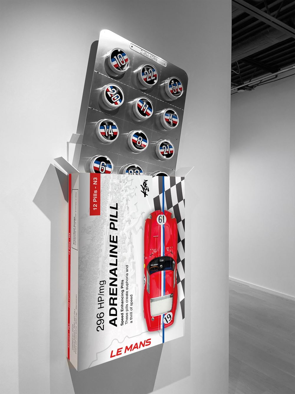 Χάπια αδρεναλίνης έργο τέχνης Ferrari