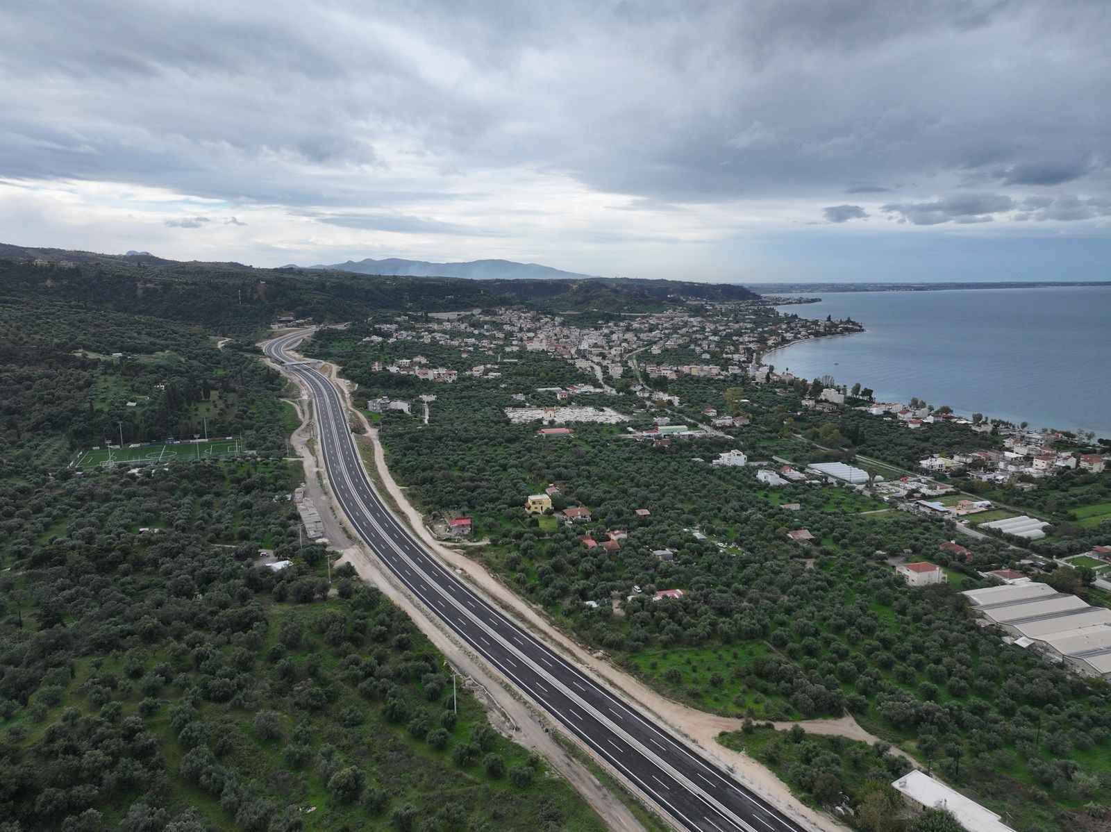 Ολυμπία Οδός Πατρών -Πύργου τελευταία 10 χιλιόμετρα