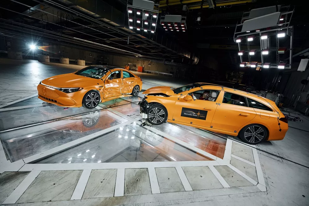 Mercedes CLA crash test