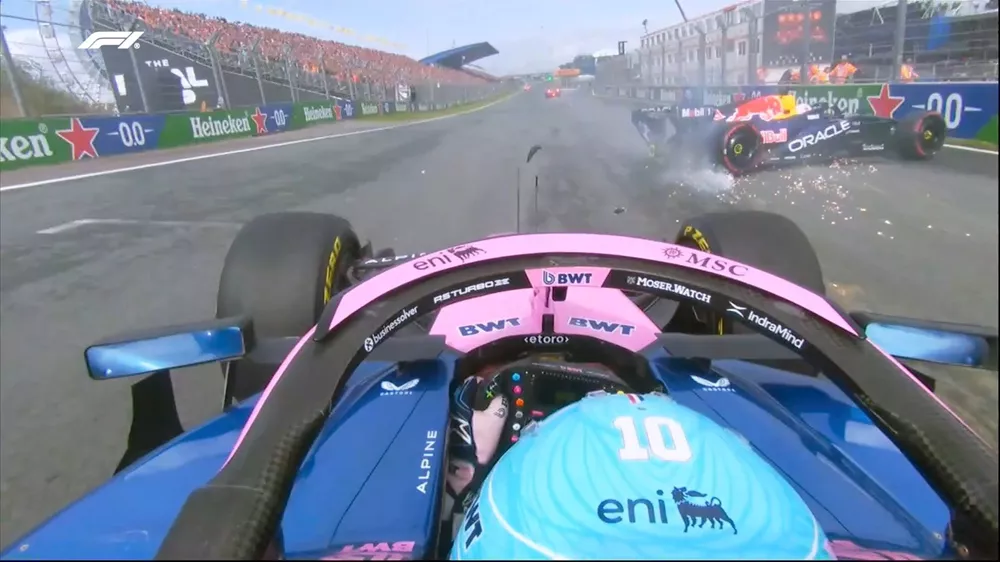 F1 GP Ολλανδίας ατύχημα Max Verstappen