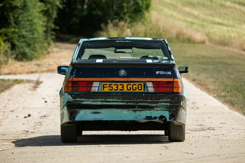 Alfa Romeo 75 Top Gear auction