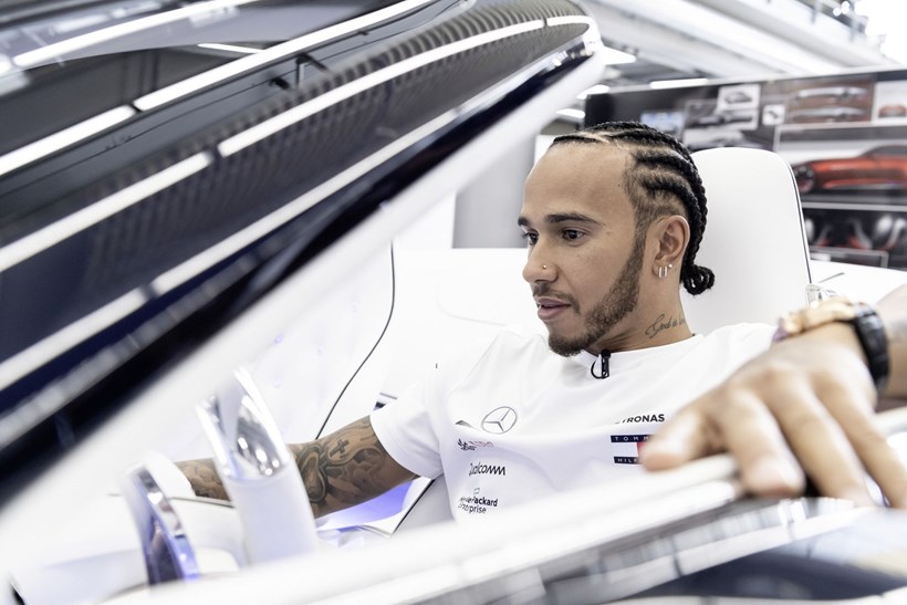 Lewis Hamilton Driving
