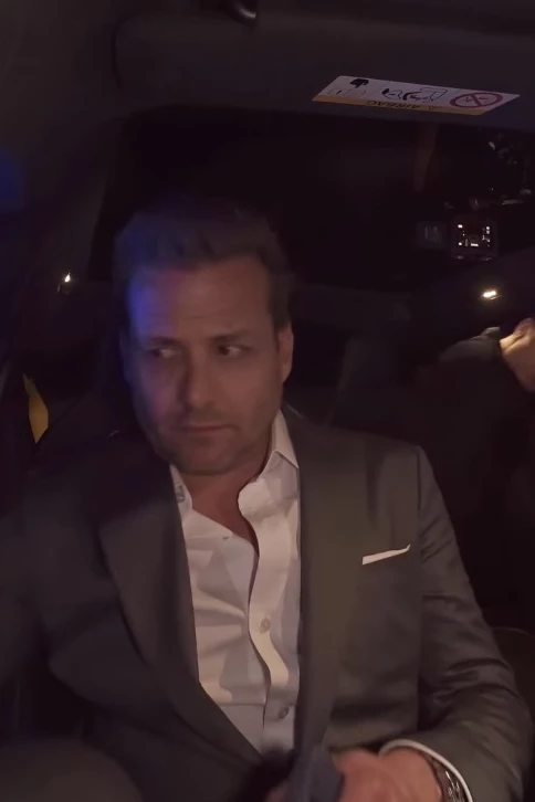Harvey Specter και Kimi Antonelli με Mercedes-AMG GT 4-Door Coupe