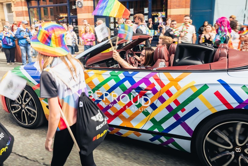 Bentley Continental GTC Manchester Pride