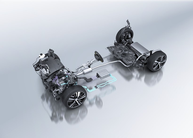 Υβριδικό σύστημα peugeot 3008
