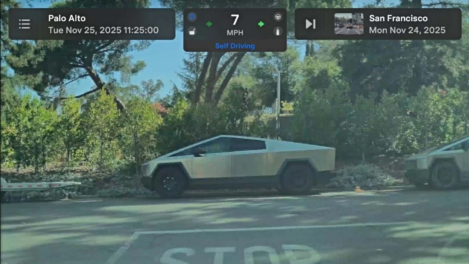 Tesla Holiday Update