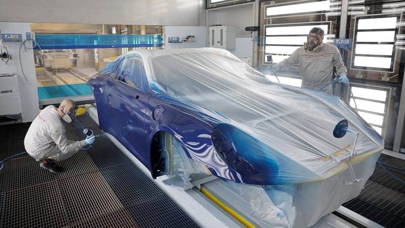 Porsche γραμμή παραγωγής