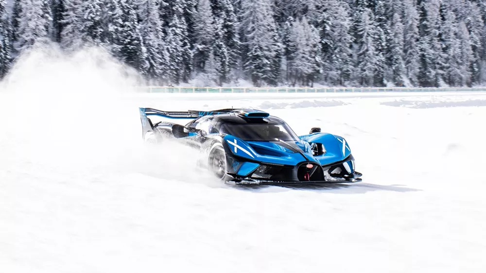 Bugatti Bolide ICE St Moritz