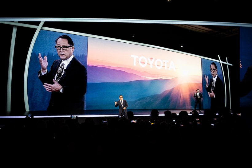 Akio Toyoda CES 2025