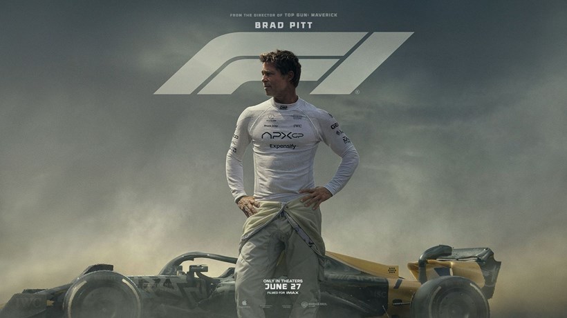 F1 ταινία Brad Pitt Αφίσα