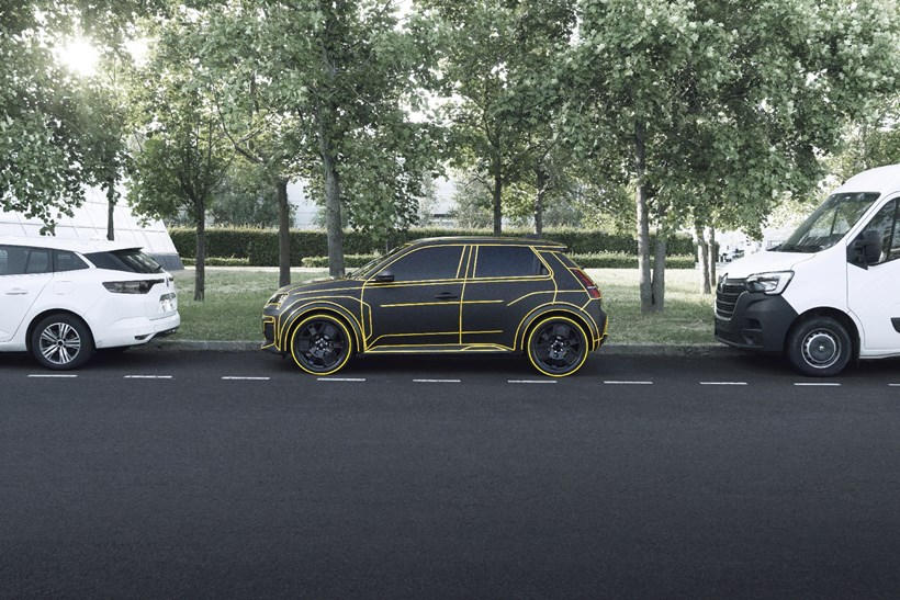 Renault 5 Πρωτότυπο καμουφλάζ