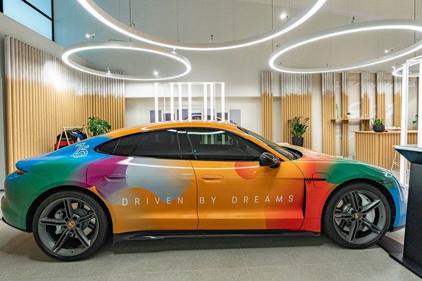 Porsche Golden Hall pop-up store
