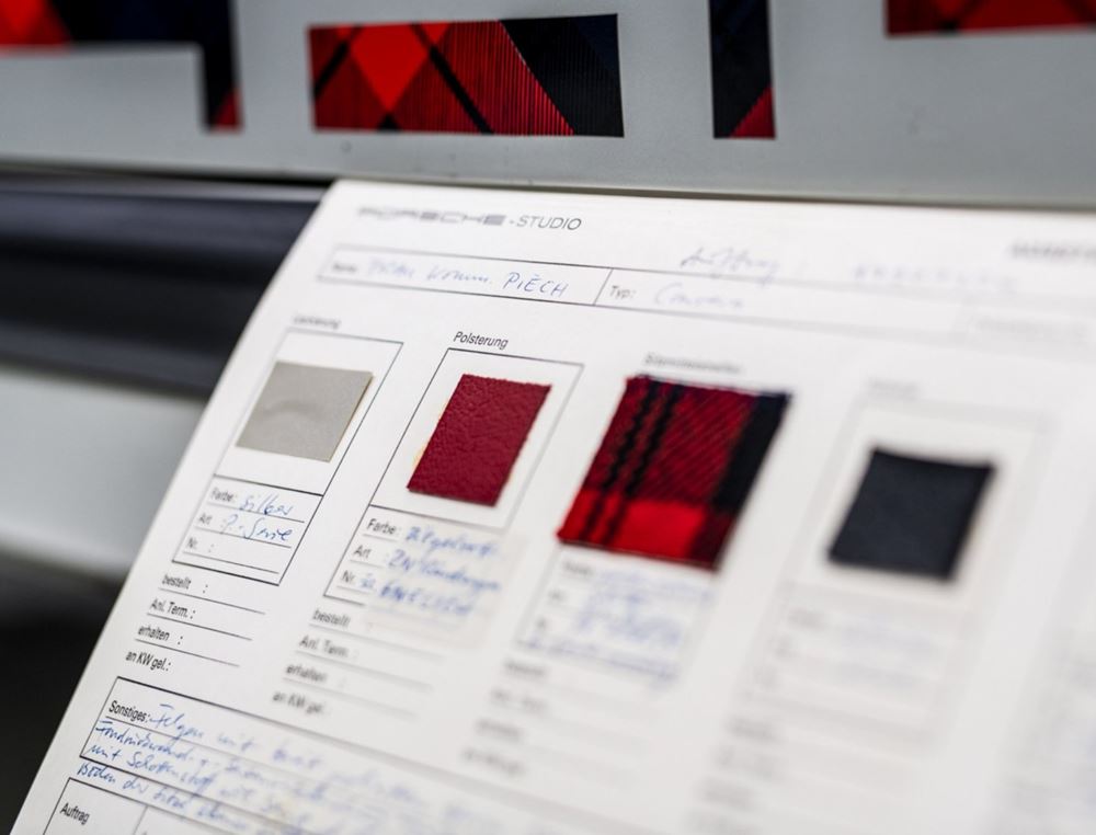 Porsche Tartan Fabrics
