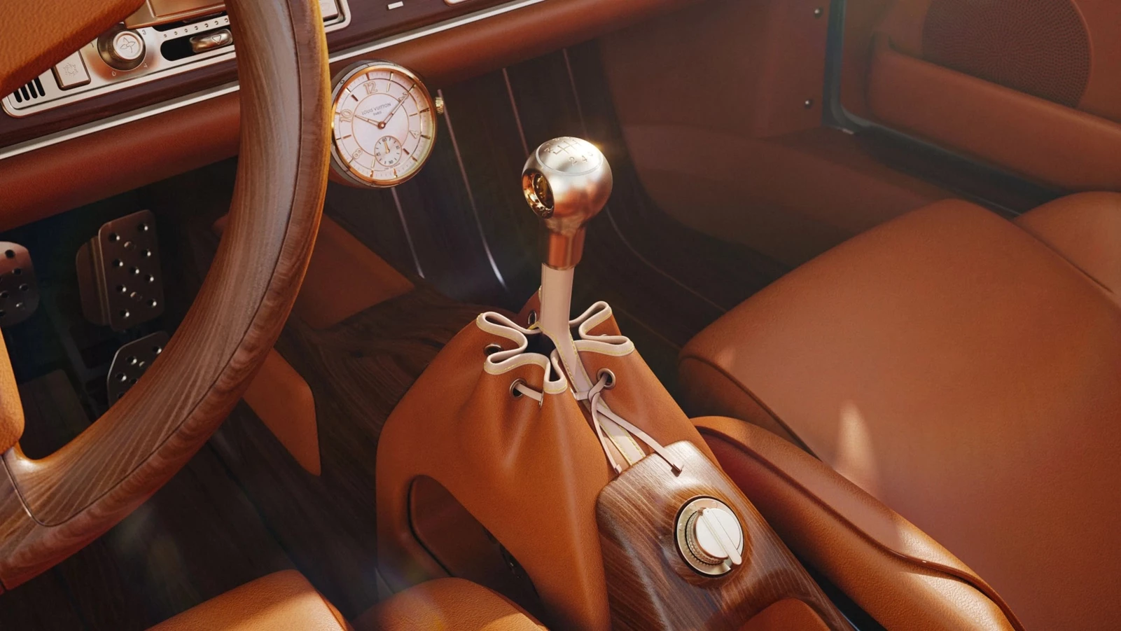 Porsche 911 Classic Turbo Cabriolet Singer συνεργασία με Louis Vuitton