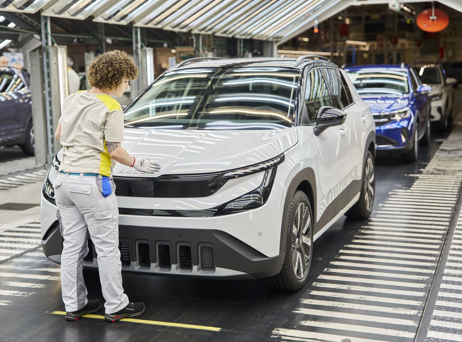 Skoda Epiq γραμμή παραγωγής εργοστάσιο Ναβάρα Ισπανία