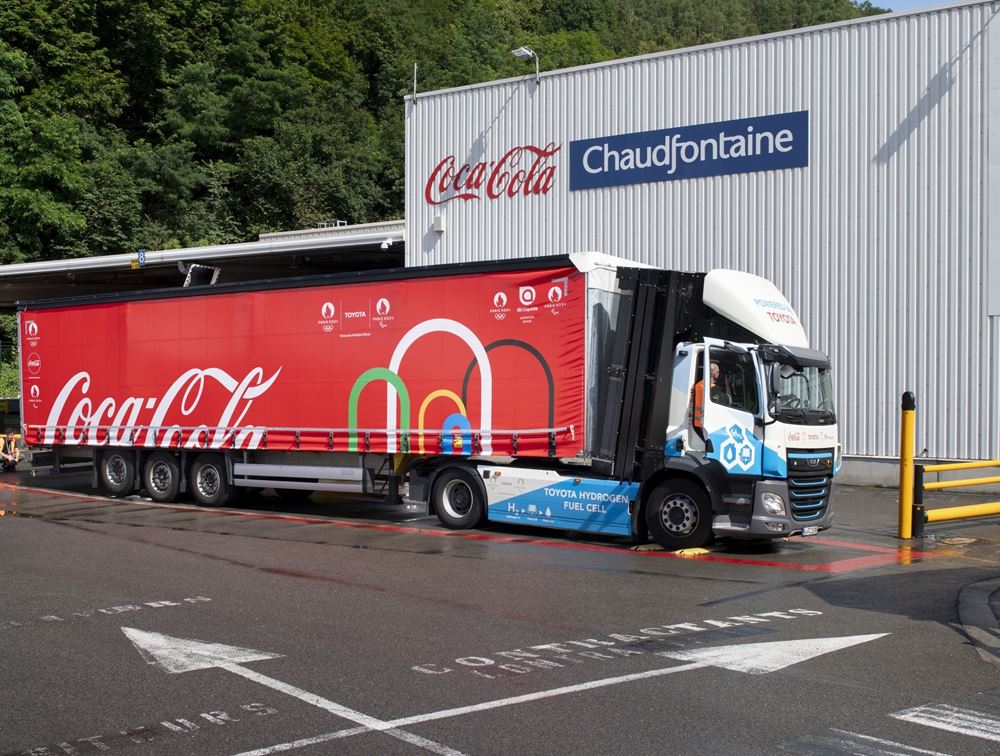 Toyota Φορτηγό υδρογόνου για την Coca Cola