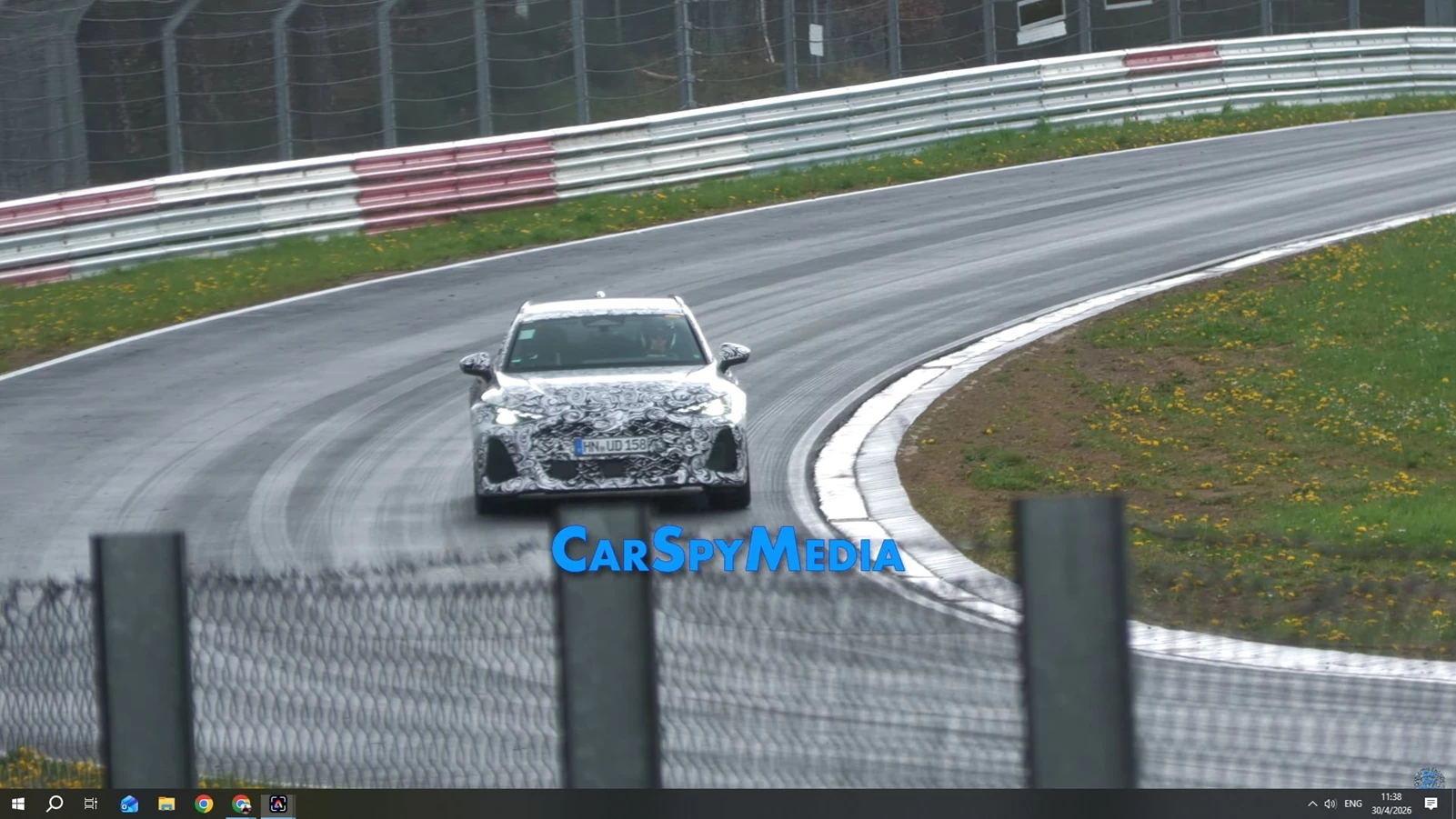 Audi RS6 Nurburgring ατύχημα