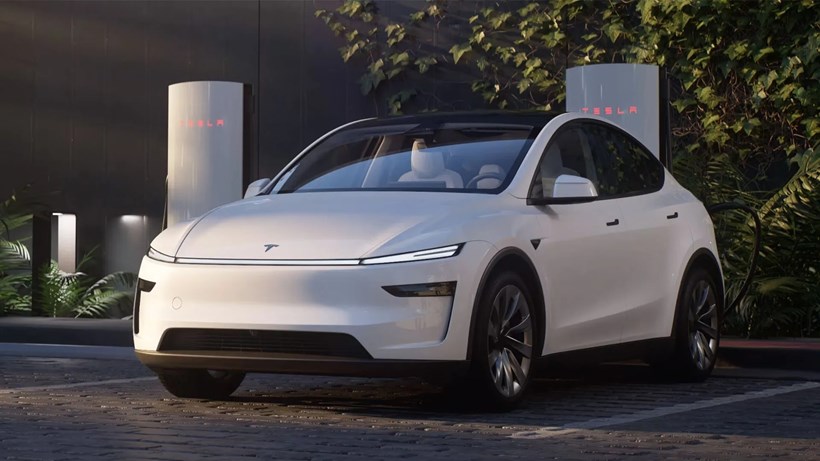 Tesla Model Y charging