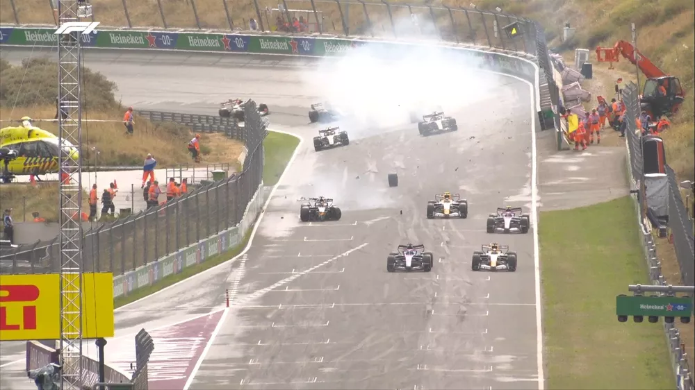F1 GP Ολλανδίας ατύχημα Max Verstappen