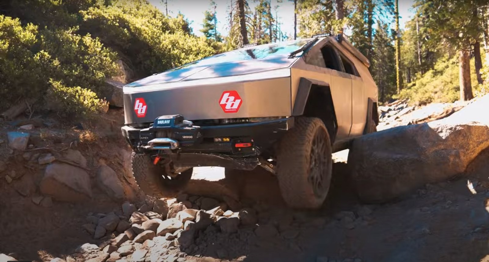 Tesla Cybertruck Rubicon Trail